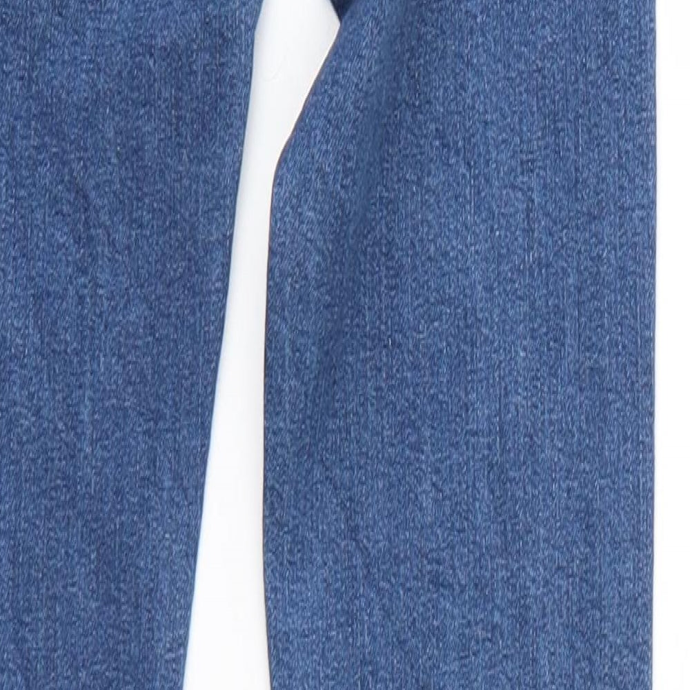 Womens UK Size  Preworn Regular Fit Straight Blue Jeans