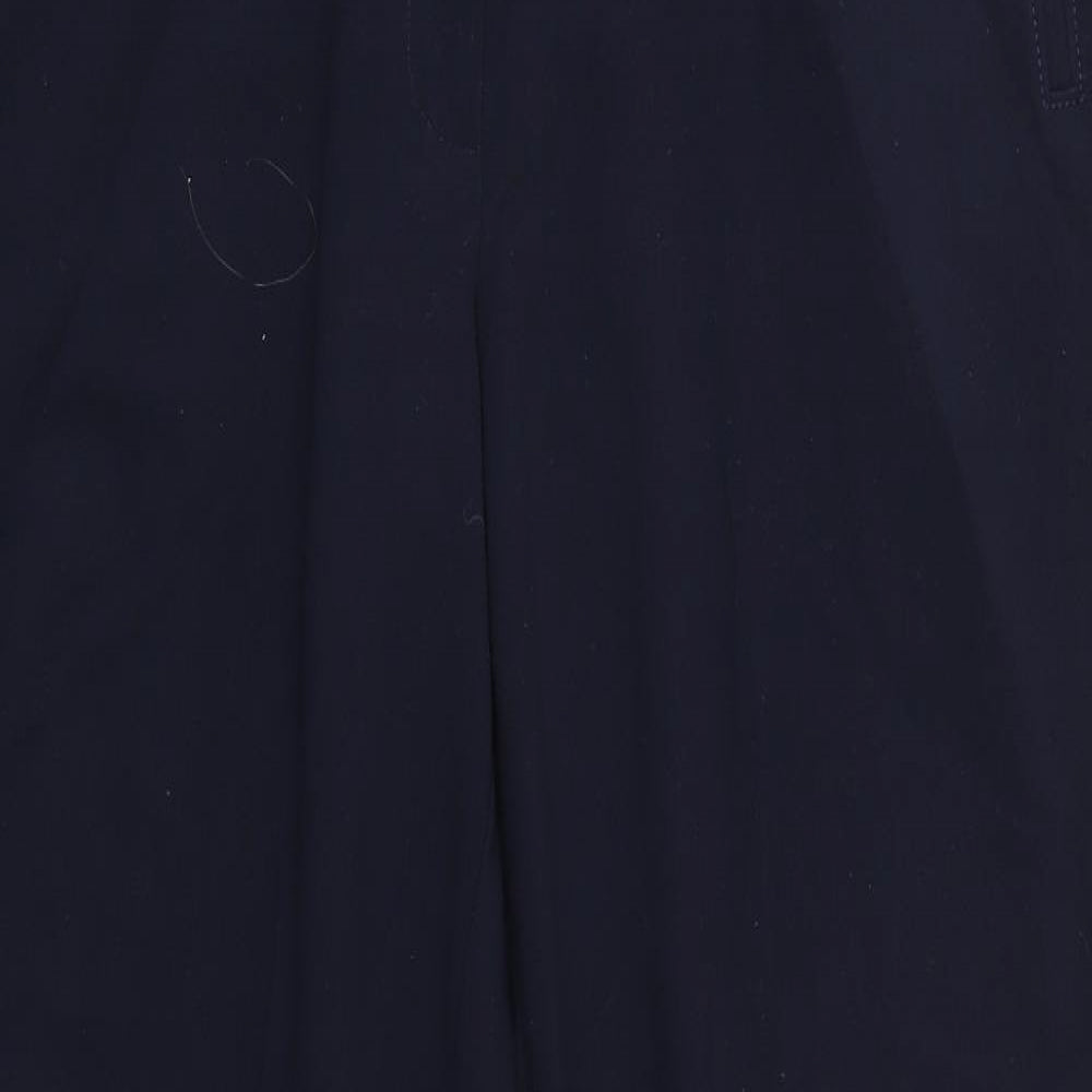 Womens UK Size 18 Marks and Spencer Regular Fit  Blue Trousers