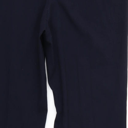 Womens UK Size 18 Marks and Spencer Regular Fit  Blue Trousers