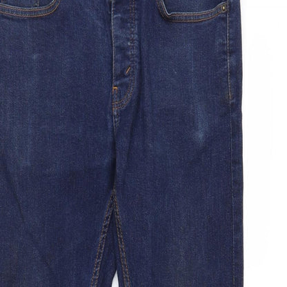 Burton Womens Blue  Denim Straight Jeans Size 30 in L30 in