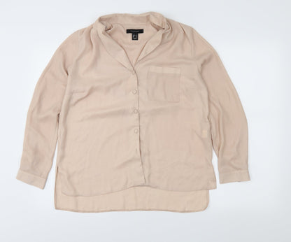 Atmosphere Womens Pink   Basic Button-Up Size 12