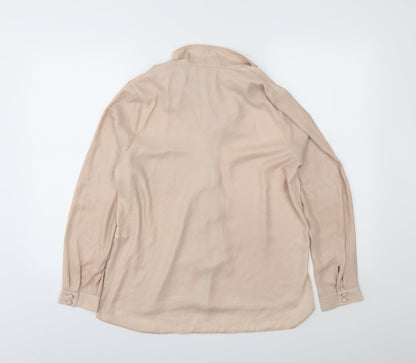 Atmosphere Womens Pink   Basic Button-Up Size 12