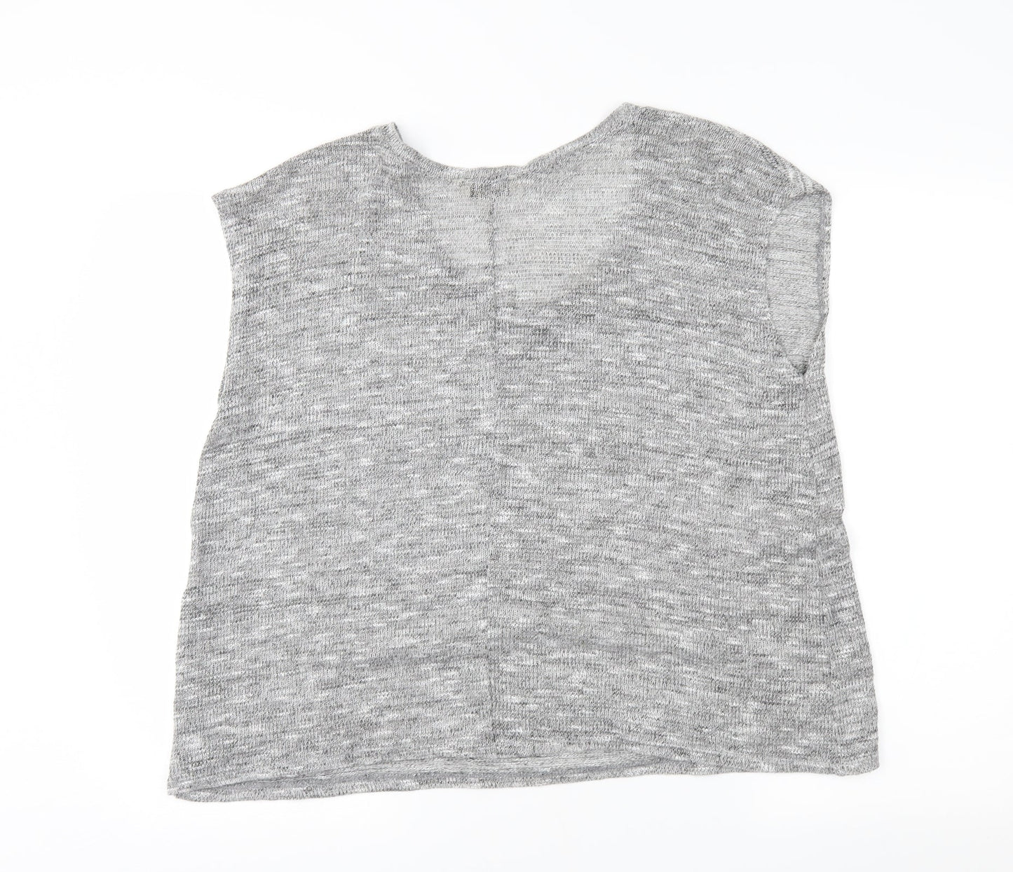 Miss Selfridge Womens Grey   Basic T-Shirt Size 10