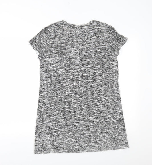 Miss Selfridge Womens Grey   T-Shirt Dress  Size 12