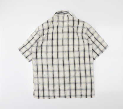 Mens UK Size M fairbanks Ivory  Button-Up Long Sleeve Casual Shirt