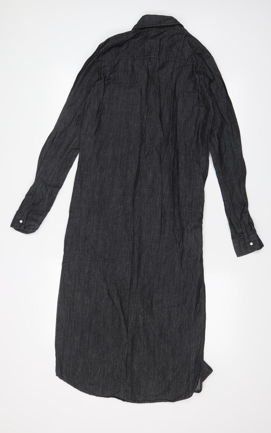 Boohoo Womens Black   T-Shirt Dress  Size 6