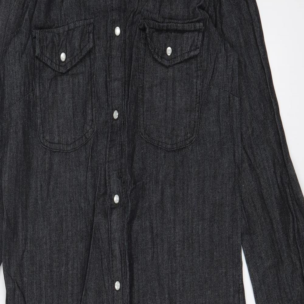 Boohoo Womens Black   T-Shirt Dress  Size 6