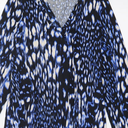 Principles Womens Blue Animal Print  Shift  Size 10