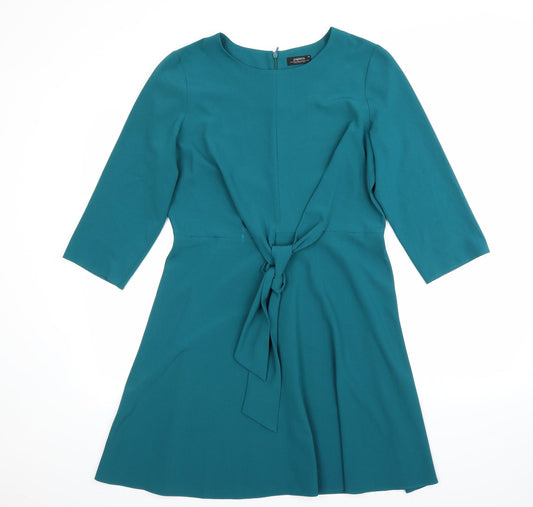 Papaya Womens Green   Fit & Flare  Size 14