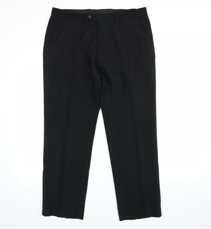 George Womens Black   Dress Pants Trousers Size 36 in L29 in