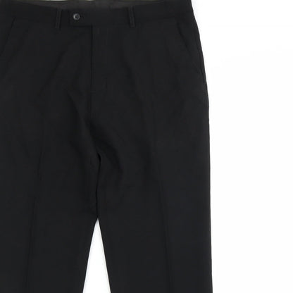 George Womens Black   Dress Pants Trousers Size 36 in L29 in