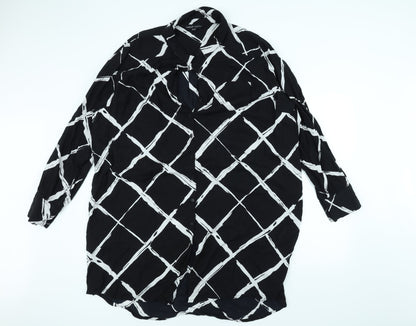Mens UK Collar Size S Capsule Smart Black  Dress Shirt