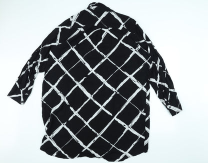Mens UK Collar Size S Capsule Smart Black  Dress Shirt