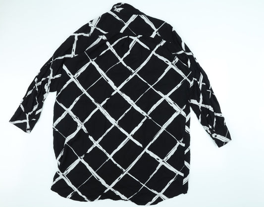 Mens UK Collar Size S Capsule Smart Black  Dress Shirt