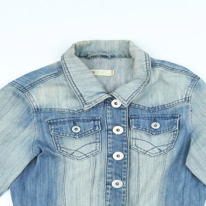 Womens UK Size 10 New Look Blue Jacket