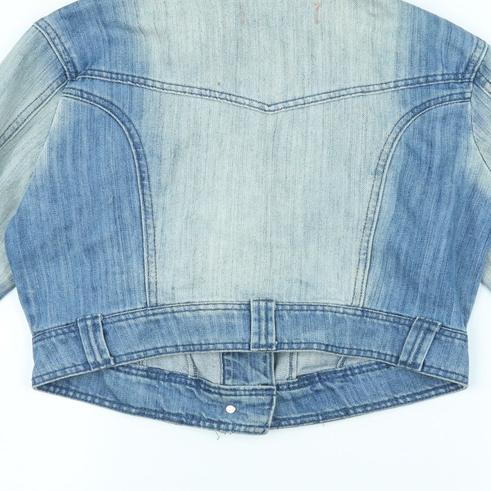 Womens UK Size 10 New Look Blue Jacket