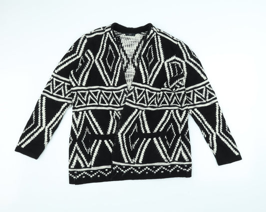 M&Co Womens Black  Knit Jacket  Size 14