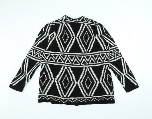 M&Co Womens Black  Knit Jacket  Size 14