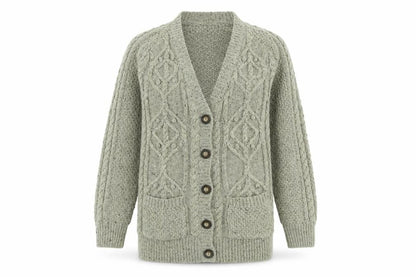 12 Womens Brown  Knit Jacket Coatigan Size 12