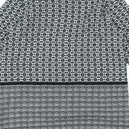 F&F Womens White  Knit Jacket Coatigan Size 12