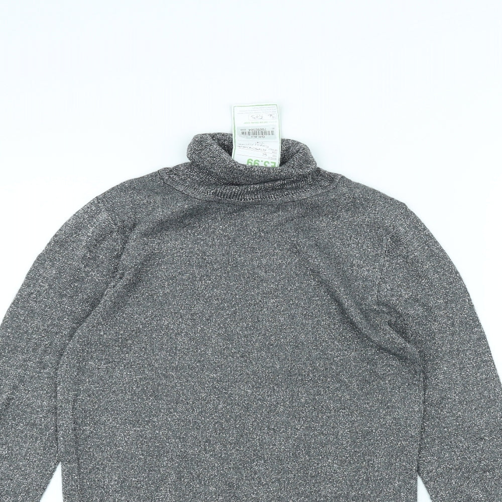 Womens UK Size 8 Atmosphere Grey Basic T-Shirt