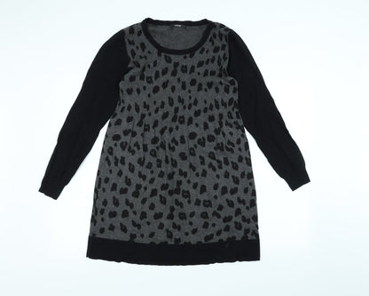 George Womens Black   Basic T-Shirt Size 14