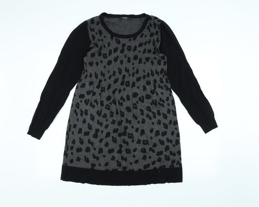 George Womens Black   Basic T-Shirt Size 14