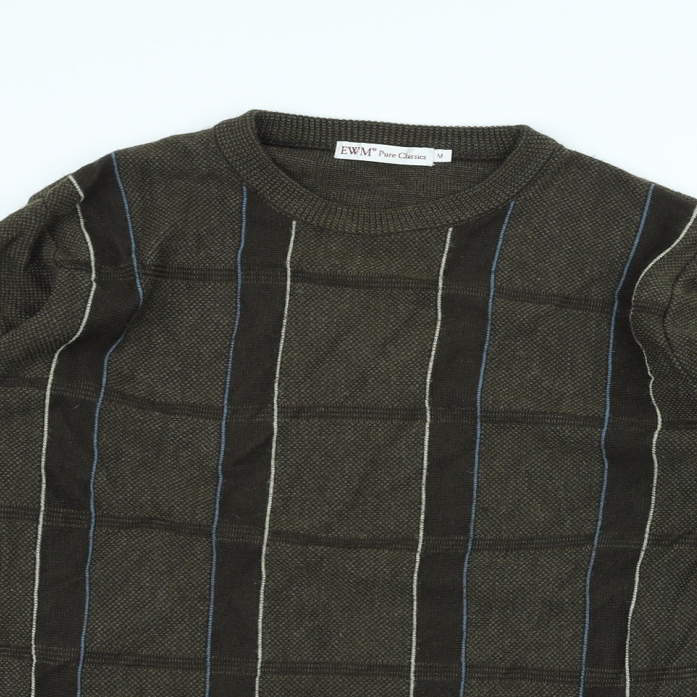 EWM Mens Brown   Pullover Jumper Size M