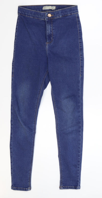 Topshop Womens Blue  Denim Skinny Jeans Size 26 in L26 in