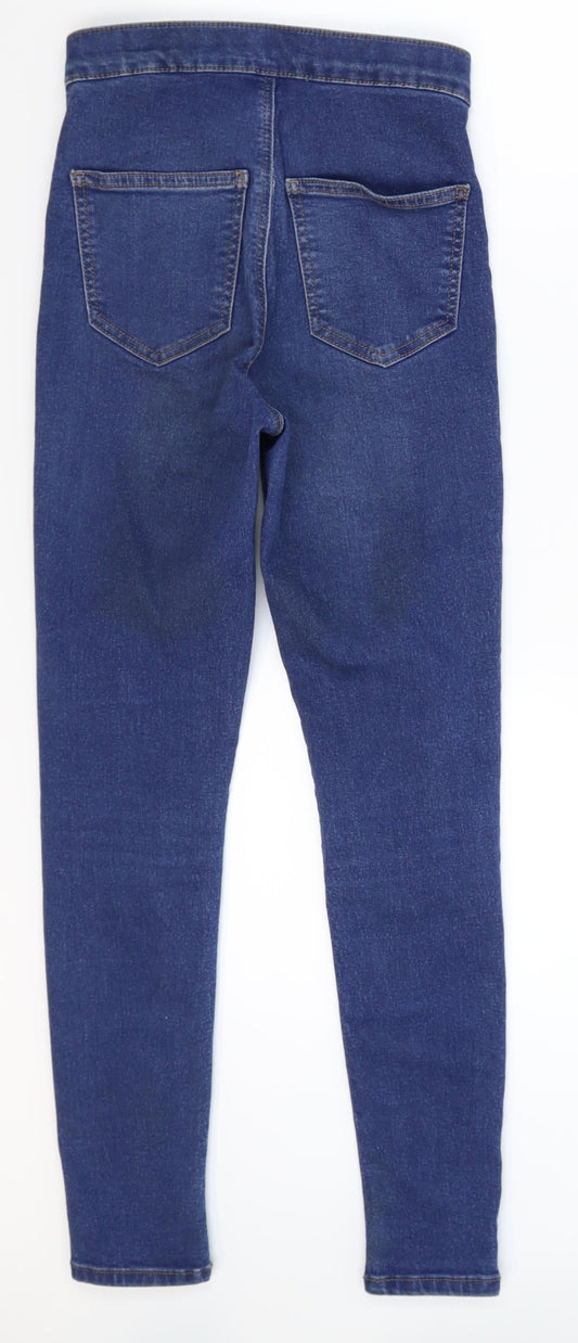 Topshop Womens Blue  Denim Skinny Jeans Size 26 in L26 in