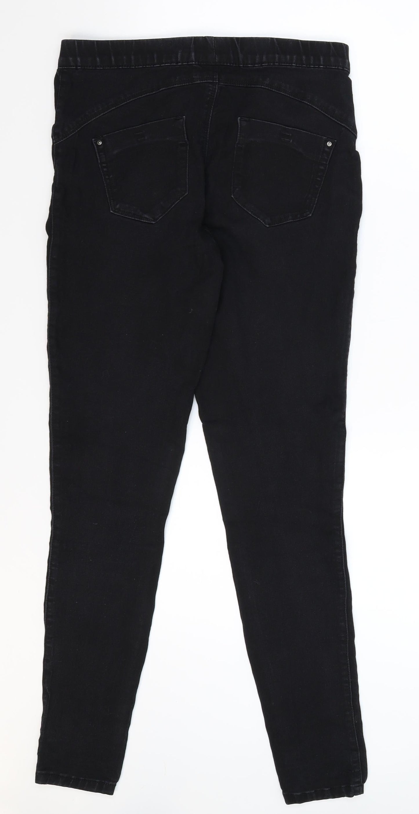 Denim Co Womens Black  Denim Jegging Jeans Size 6 L28 in