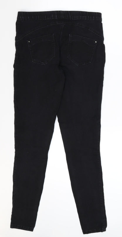 Denim Co Womens Black  Denim Jegging Jeans Size 6 L28 in