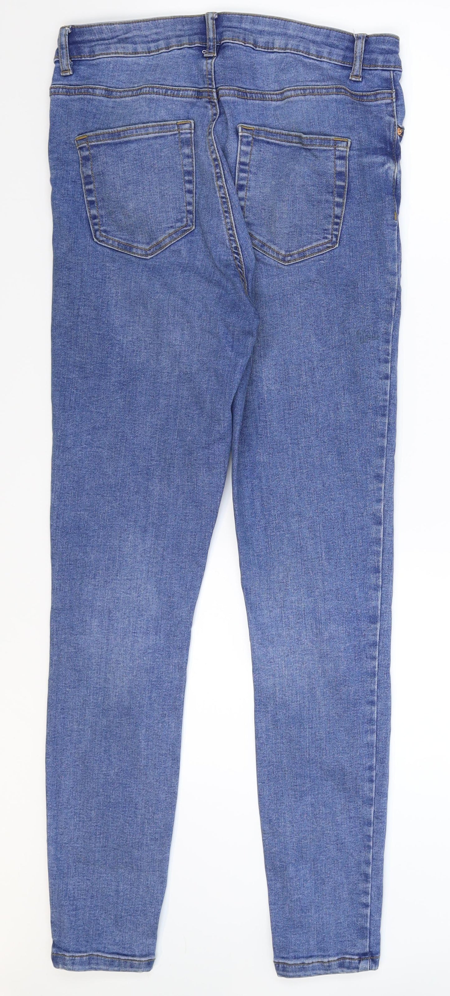 Denim Co Womens Blue  Denim Skinny Jeans Size 10 L28 in