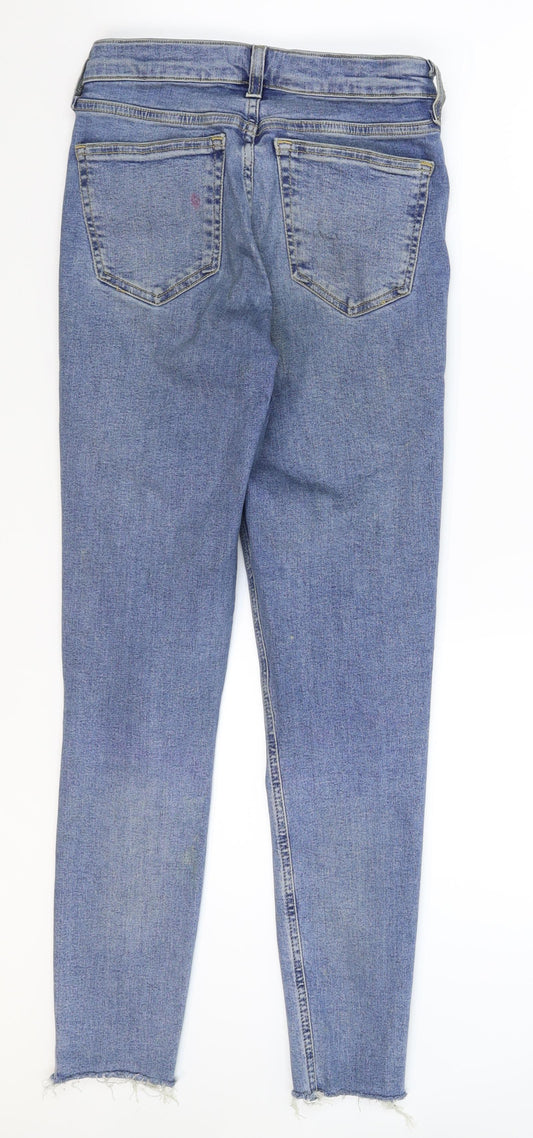Topshop Womens Blue  Denim Skinny Jeans Size 26 in L26 in