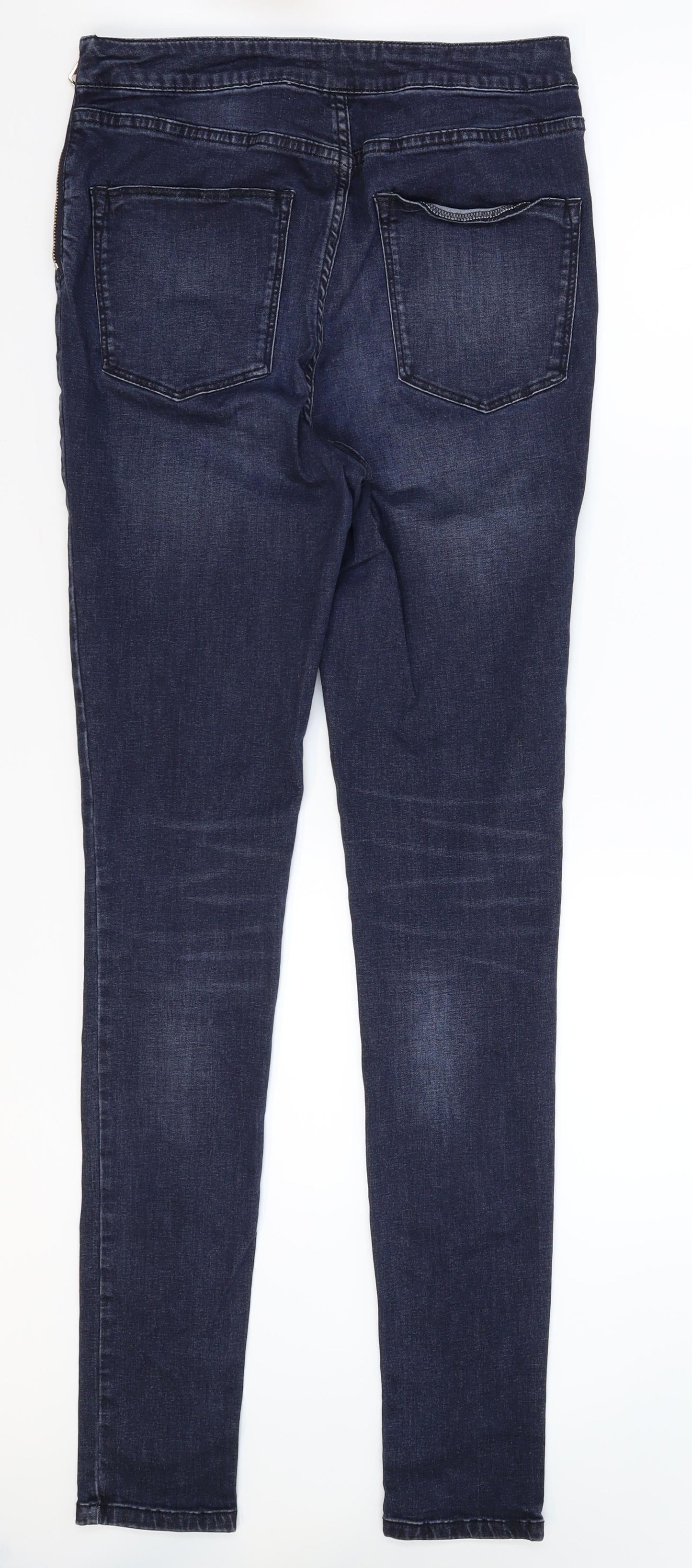 Very Womens Blue  Denim Skinny Jeans Size 12 L32 in