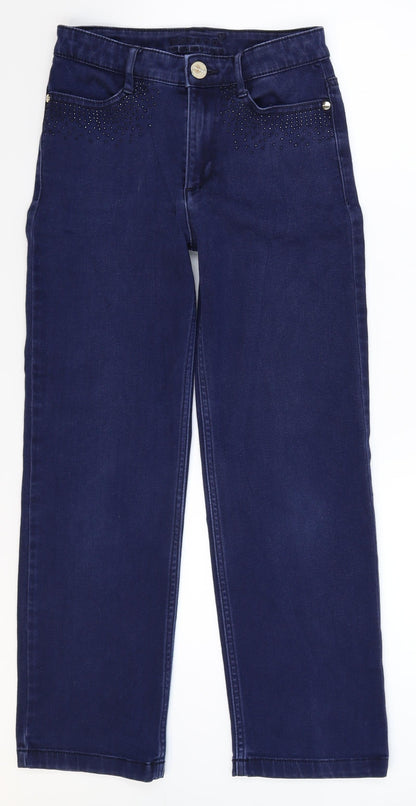 Per Una Womens Blue  Denim Skinny Jeans Size 6 L26 in