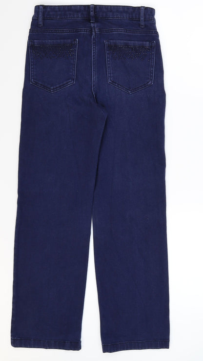 Per Una Womens Blue  Denim Skinny Jeans Size 6 L26 in