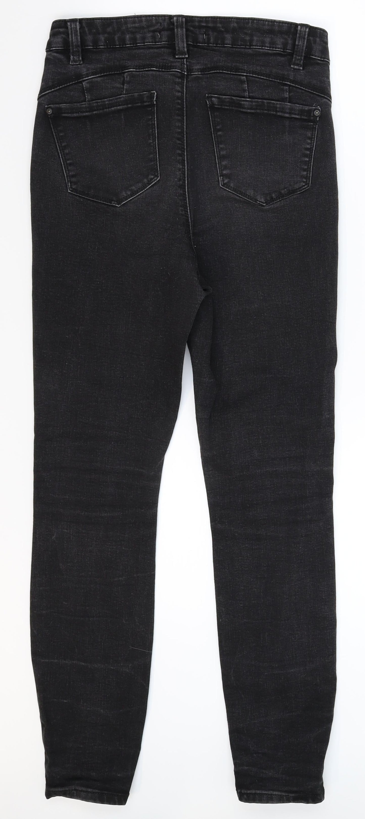 Denim Co Womens Black  Denim Skinny Jeans Size 10 L27 in