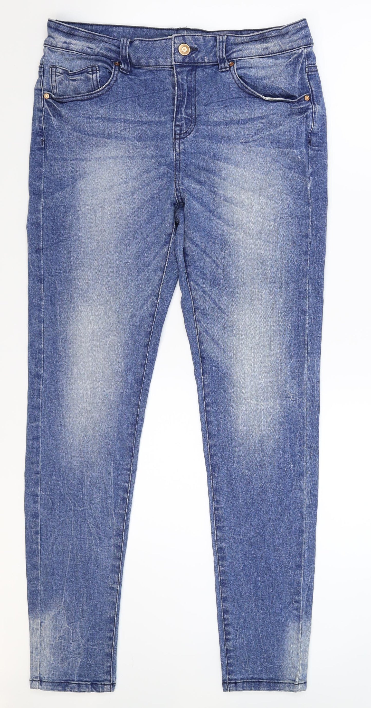 FOREVER 21 Womens Blue  Denim Skinny Jeans Size 28 in L29 in