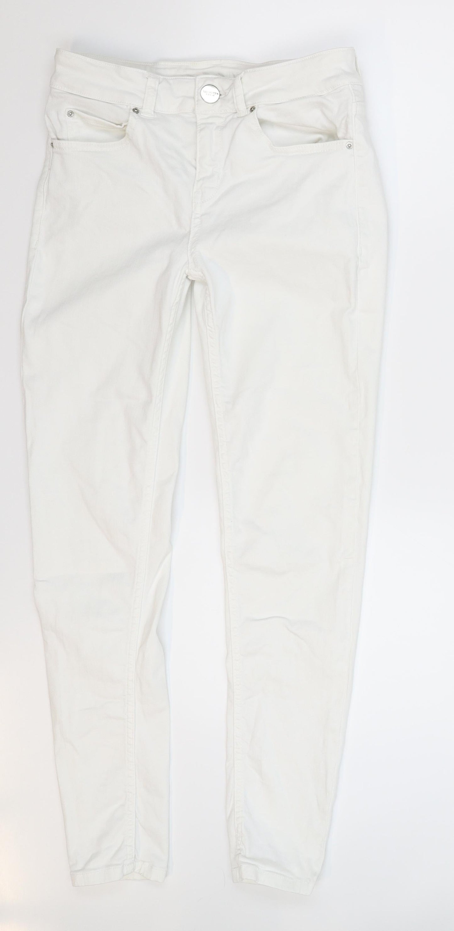 Hallhuber Womens White  Denim Jegging Jeans Size 10 L27 in