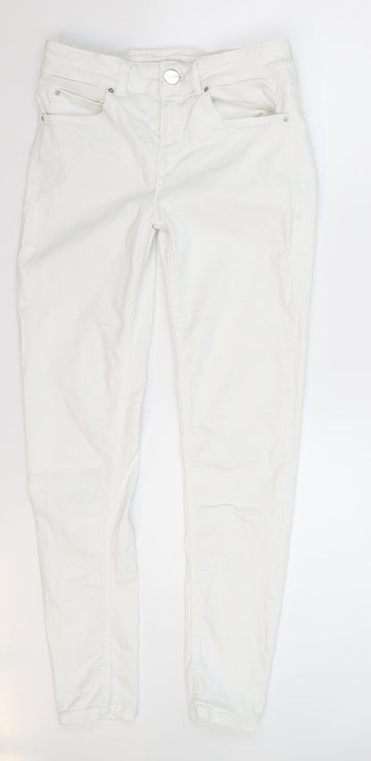 Hallhuber Womens White  Denim Jegging Jeans Size 10 L27 in