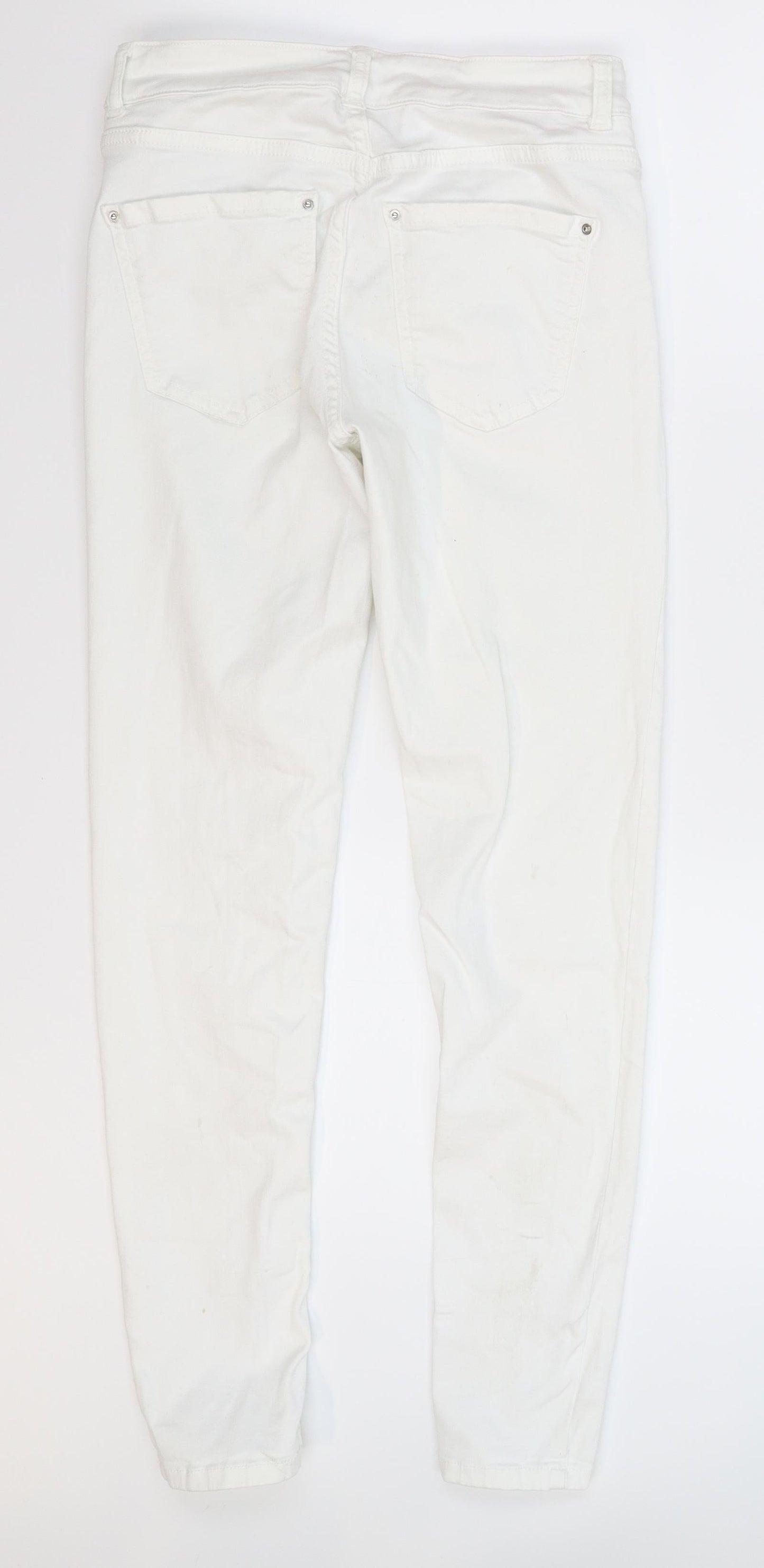 Hallhuber Womens White  Denim Jegging Jeans Size 10 L27 in