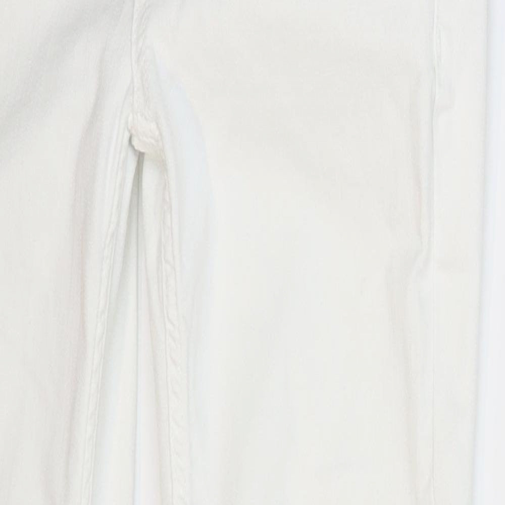 Hallhuber Womens White  Denim Jegging Jeans Size 10 L27 in