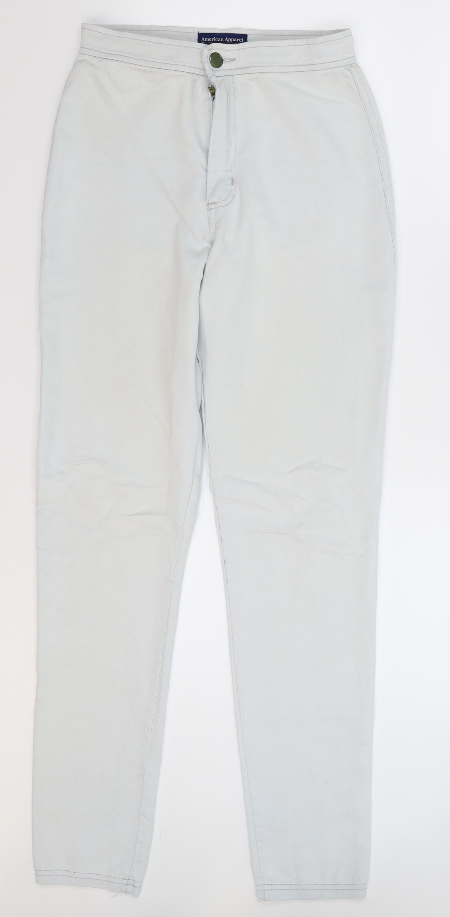 American Apparel Womens White  Denim Jegging Jeans Size 26 in L30 in