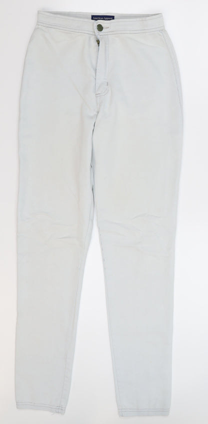 American Apparel Womens White  Denim Jegging Jeans Size 26 in L30 in