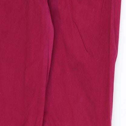 C&A Womens Pink  Denim Straight Jeans Size 32 in L30 in