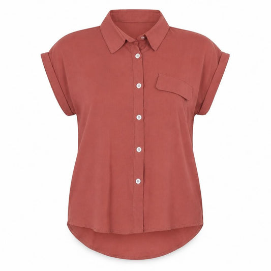 SHEIN Womens Pink   Basic Blouse Size M