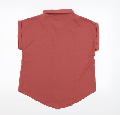 SheIn Womens Pink   Basic Blouse Size M