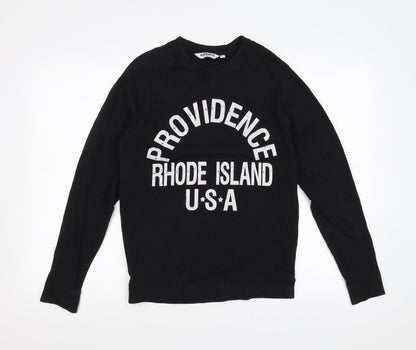 New Look Boys Black   Pullover Sweatshirt Size 12-13 Years  - rhode island usa