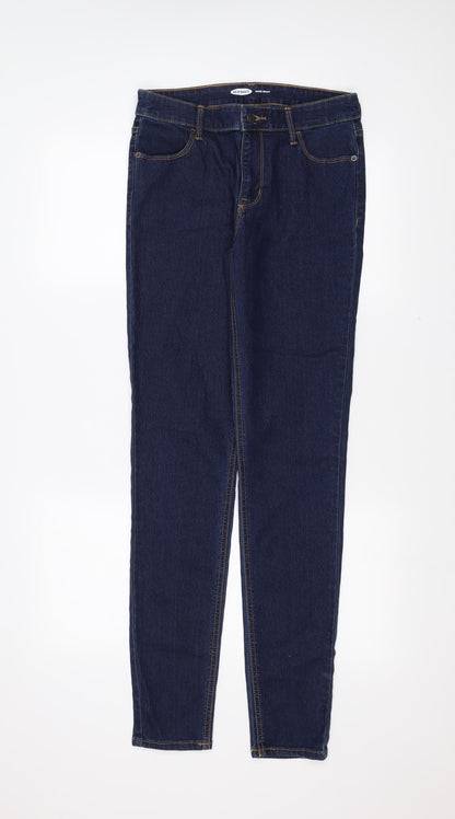Old Navy Womens Blue  Denim Skinny Jeans Size 28 L31 in